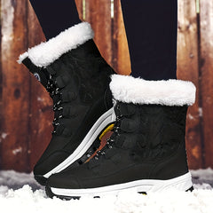 Women's Waterproof Winter Snow Boots Anti slip Warm Faux Fur Outdoor