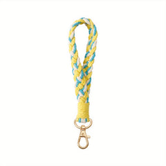 Yiflin Boho Keychain Wrist Lanyard For Keys