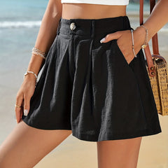 High Waist Casual Summer Shorts for Women