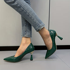 Sexy Pointed Toe Stiletto Heels Slip On High Heels Party Dress Pumps