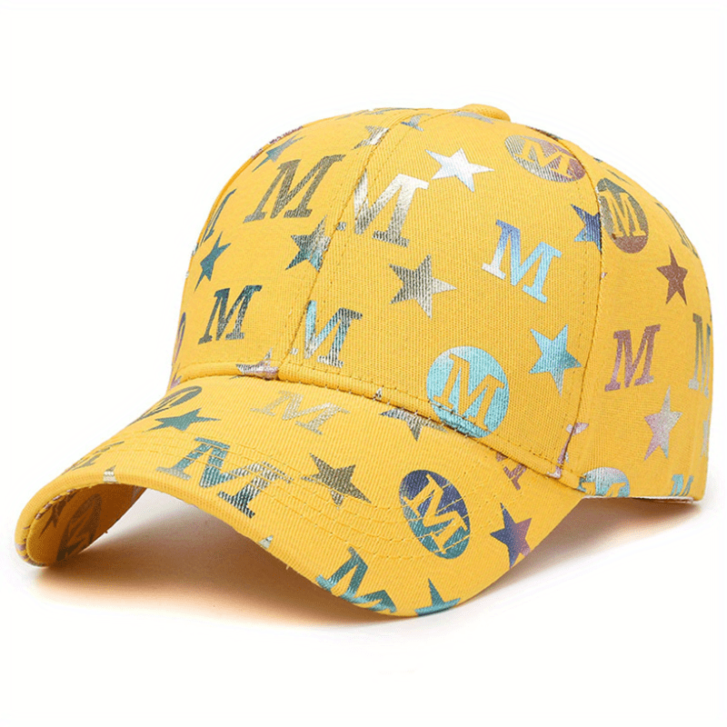 Letter Printed Baseball Cap Cotton Hip Hop Sunshade Dad Hat