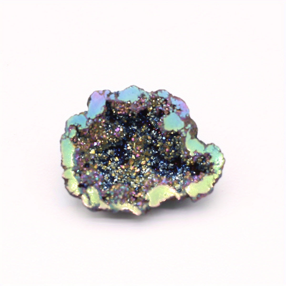 Agate Gemstone Ornaments Natural Stone Electroplated Finish