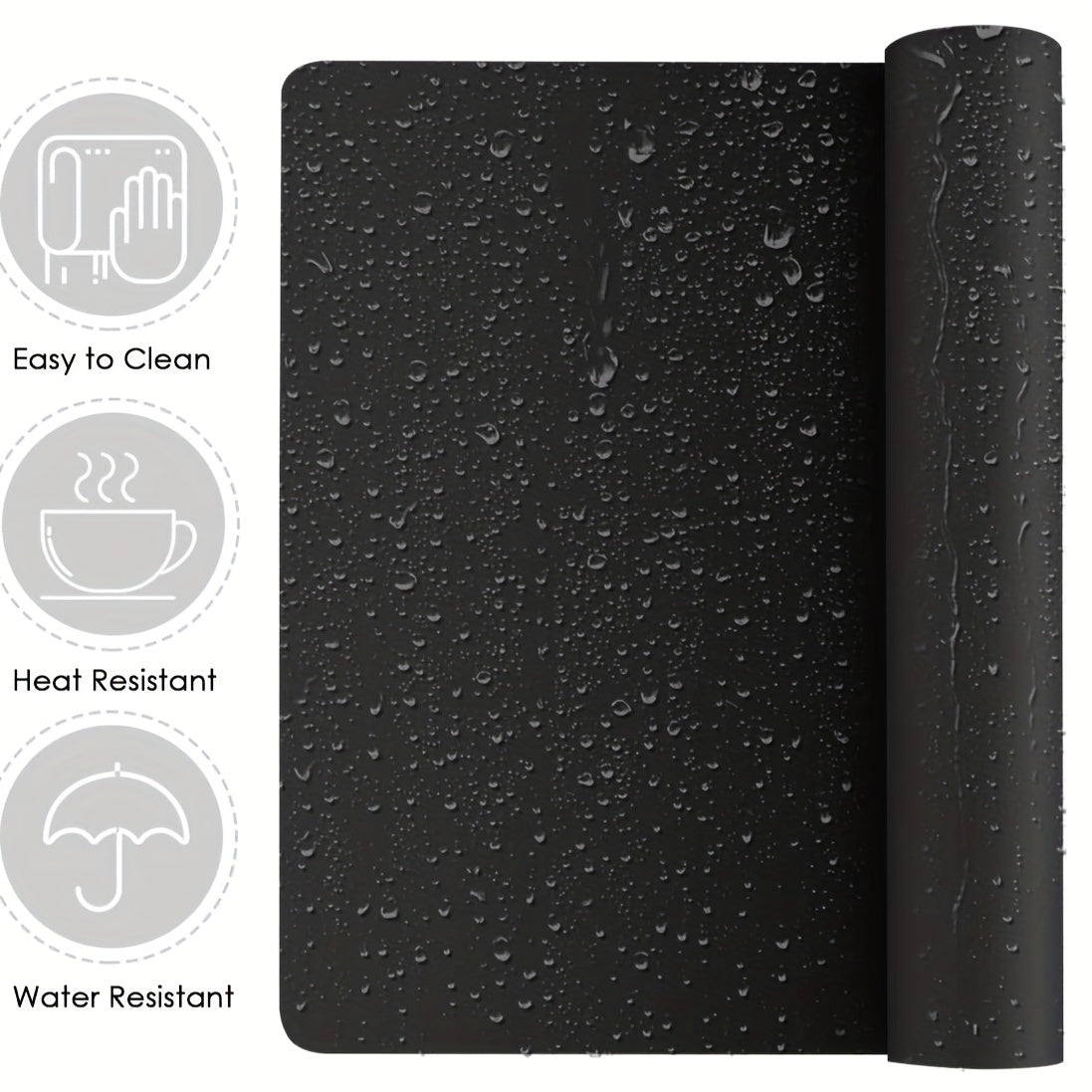 Large Keyboard Mouse Pad Non-Slip Rubber Base Mousepad