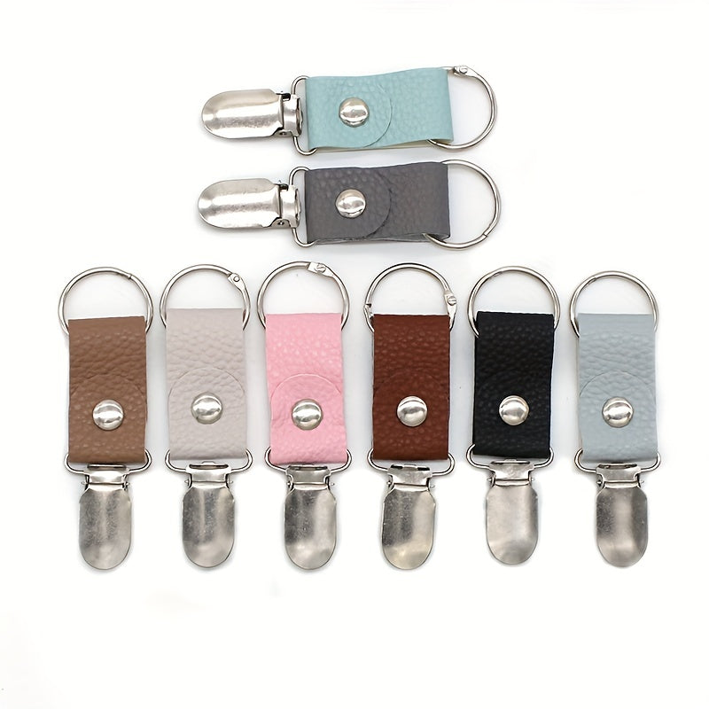1pc Travel Hat Clip PU Hat Clip For Shoulder Bag Solid Travel Accessories