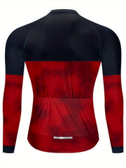 Men's Zip Up Cycling Jersey for Biking & Riding