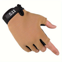 Men's Half Finger Outdoor Cycling Gloves Non slip Fitness Gloves