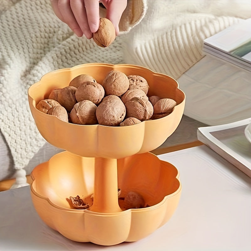 Pumpkin Candy Box Dried Fruit Plate With Lid