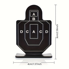 4pcs Aluminum Alloy Target for Outdoor Entertainment and Party