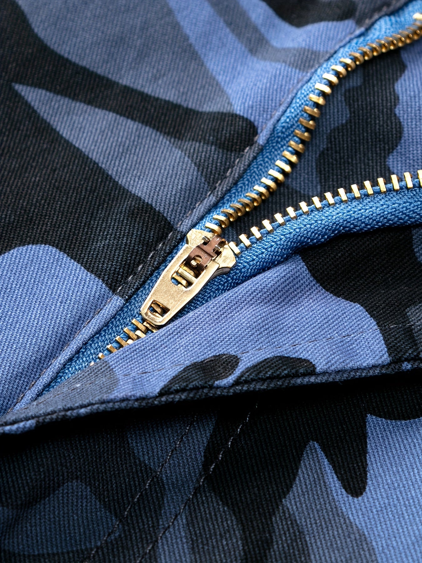 Men's Camo Cargo Shorts With Pockets Street Wear