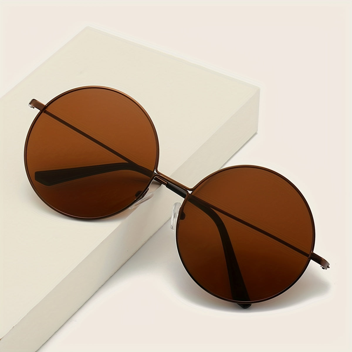 Vintage Style Stainless Steel Sunglasses UV400 Protection