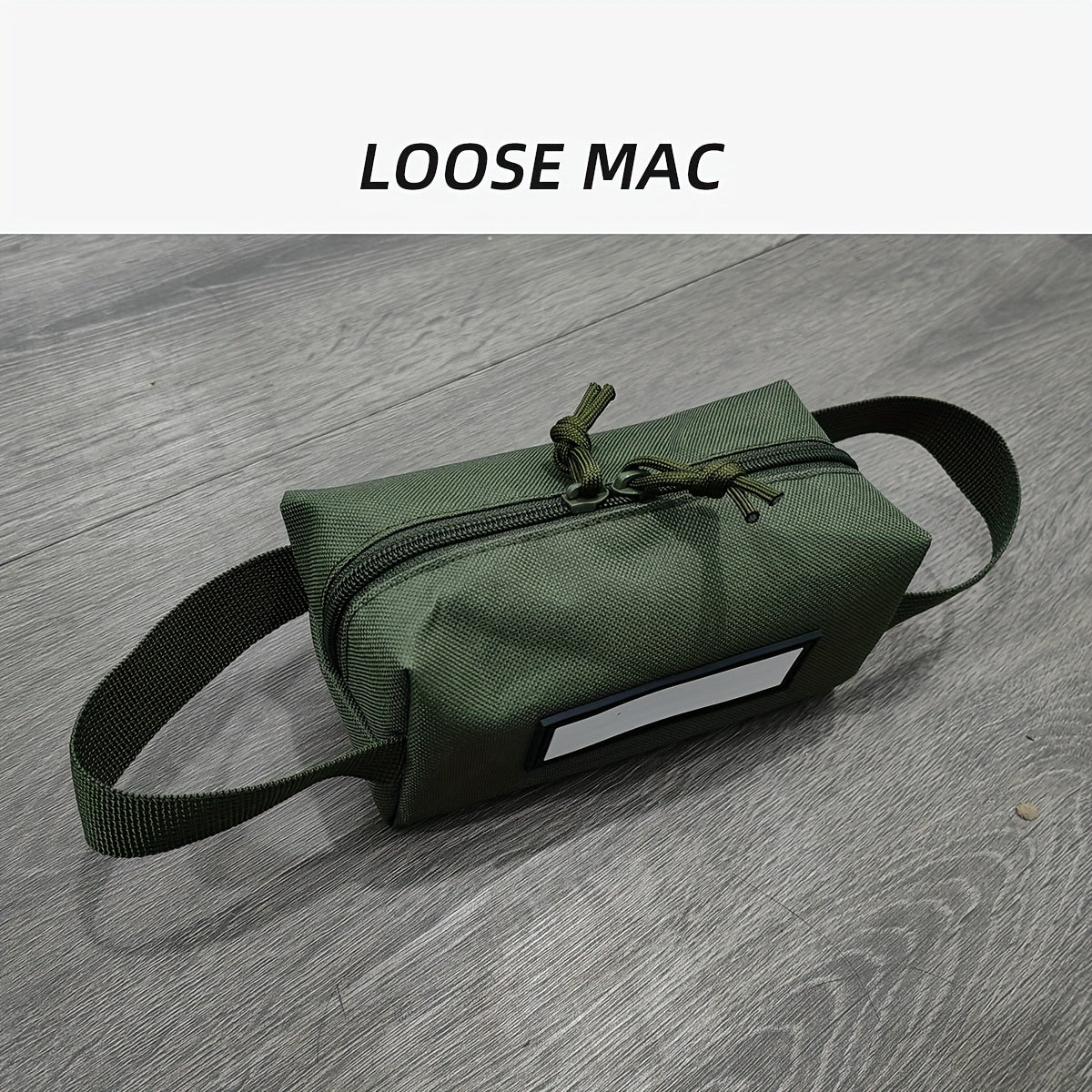 Ammo Pouch Carrier Bag with ID Patches for Range Gear
