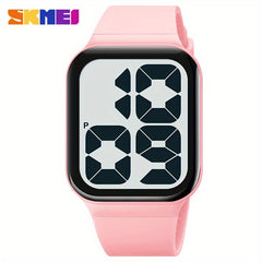 Square Large Dial Kids Sports Waterproof Watch