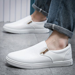 Men's Slip-On Skate Shoes Casual Anti-Skid Running Sneakers