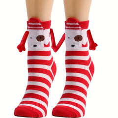 Christmas Magnetic Friendship Socks for Couples & Friends