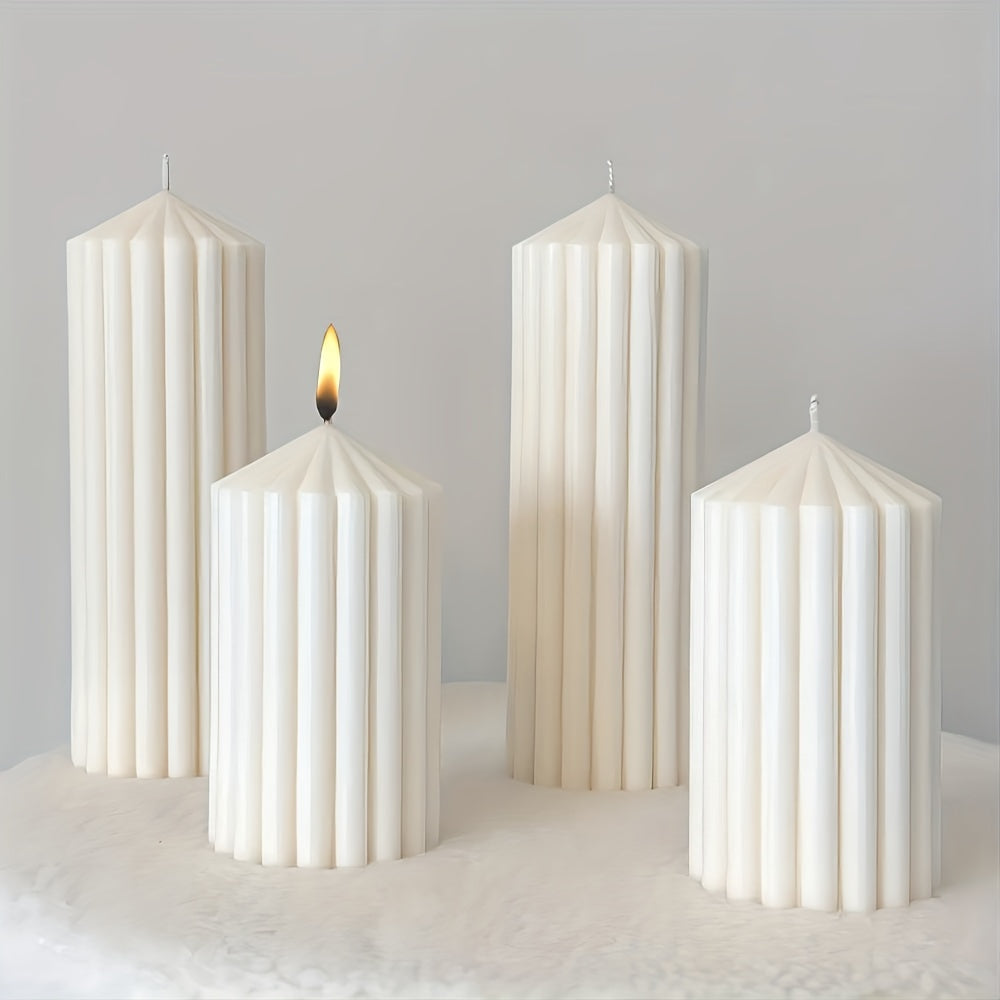 Resin Candle Silicone Molds 3 Sizes DIY Candles Set Home Decor