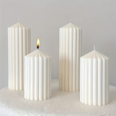 Resin Candle Silicone Molds 3 Sizes DIY Candles Set Home Decor