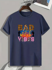 BAD WITCH VIBES Men's Graphic Tee Fitness T-shirt