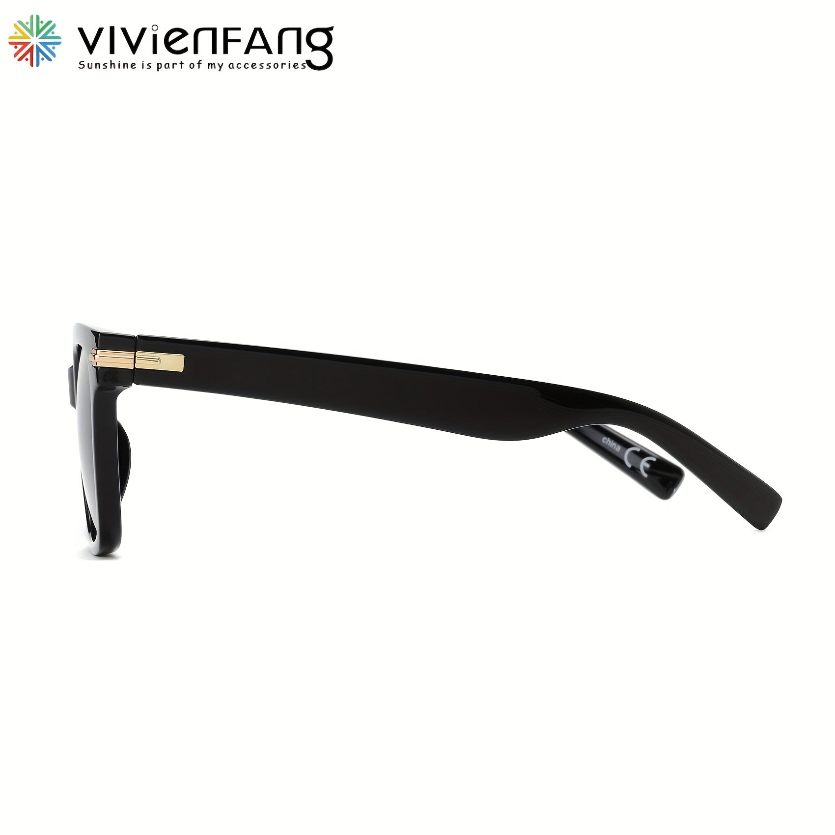 VIVIENFANG Men's Polarized Sunglasses UV Protection Flexible Temples Packaging