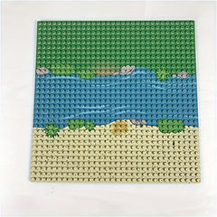 32x32 Baseplate Building Blocks Jungle Forest Ocean Base Board Halloween Gift