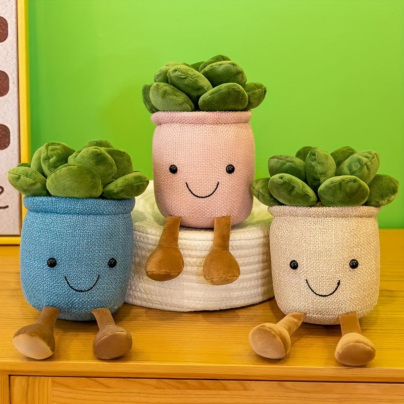 Potted Succulent Plush Toy Soft Gift