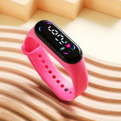 LED Bracelet Watch Touchable Kids Sports Wrist Watch