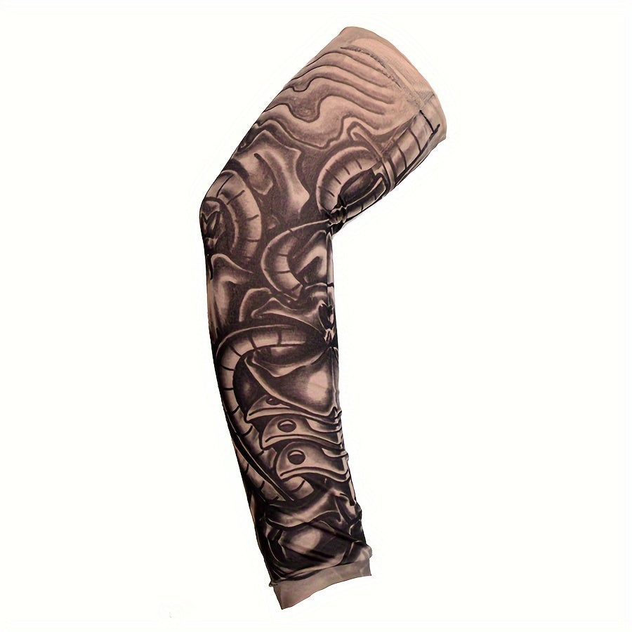 6-Pack Outdoor Tattoo Arm Sleeve Cover for Cycling & Sunscreen