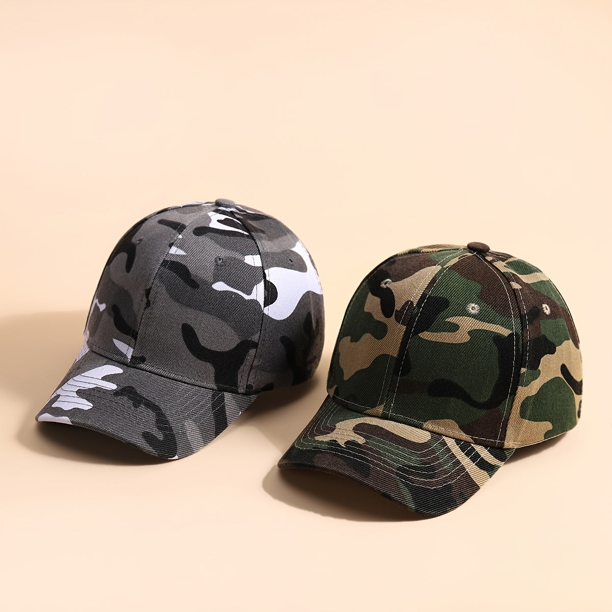 Kids Camo Baseball Cap Sun Protection Hat for Outdoor Activities
