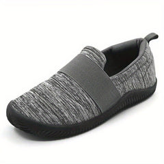 Women's Colorblock Mesh Slip On Sneakers Lightweight Outdoor Walking Shoes