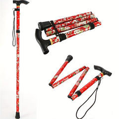 Foldable Lightweight Trekking Pole Hiking Pole With Rubber Tip