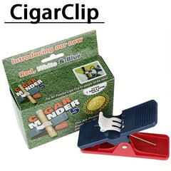 Golf Cigar Holder Double Layer Cigar Clip Lightweight Durable with Packaging
