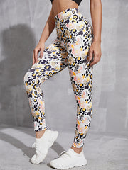 Leopard Print Yoga Leggings High Stretch Fitness Pants