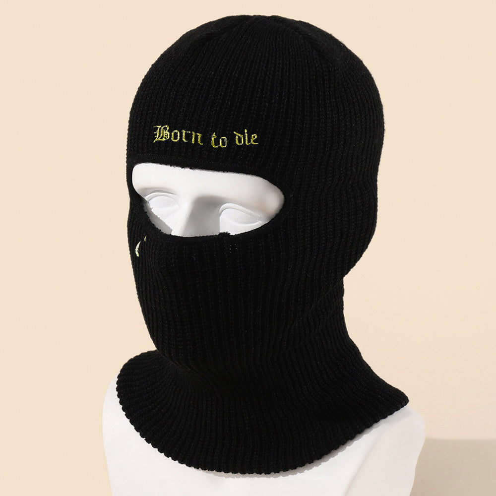 Embroidered Balaclava Ski Cap 8 Color Options