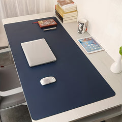 Large Size PU Leather Desk Protector Mat Waterproof Mouse Pad