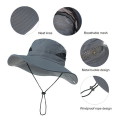 Portable Bucket Cap for Outdoor Sports Hiking Fishing
