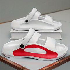 Boys Thickened Bottom Slippers Non Slip Lightweight Open Toe Slippers