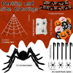 Angoily Pet Spider Outfit Halloween Costume for Cats Dogs Christmas Decor