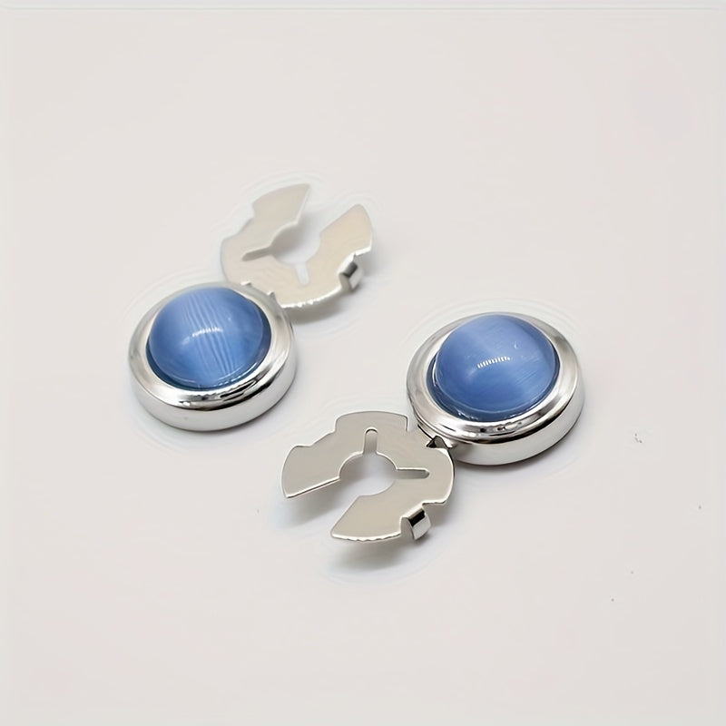 Copper Cat Eye High End Button Pair for Men's Shirts