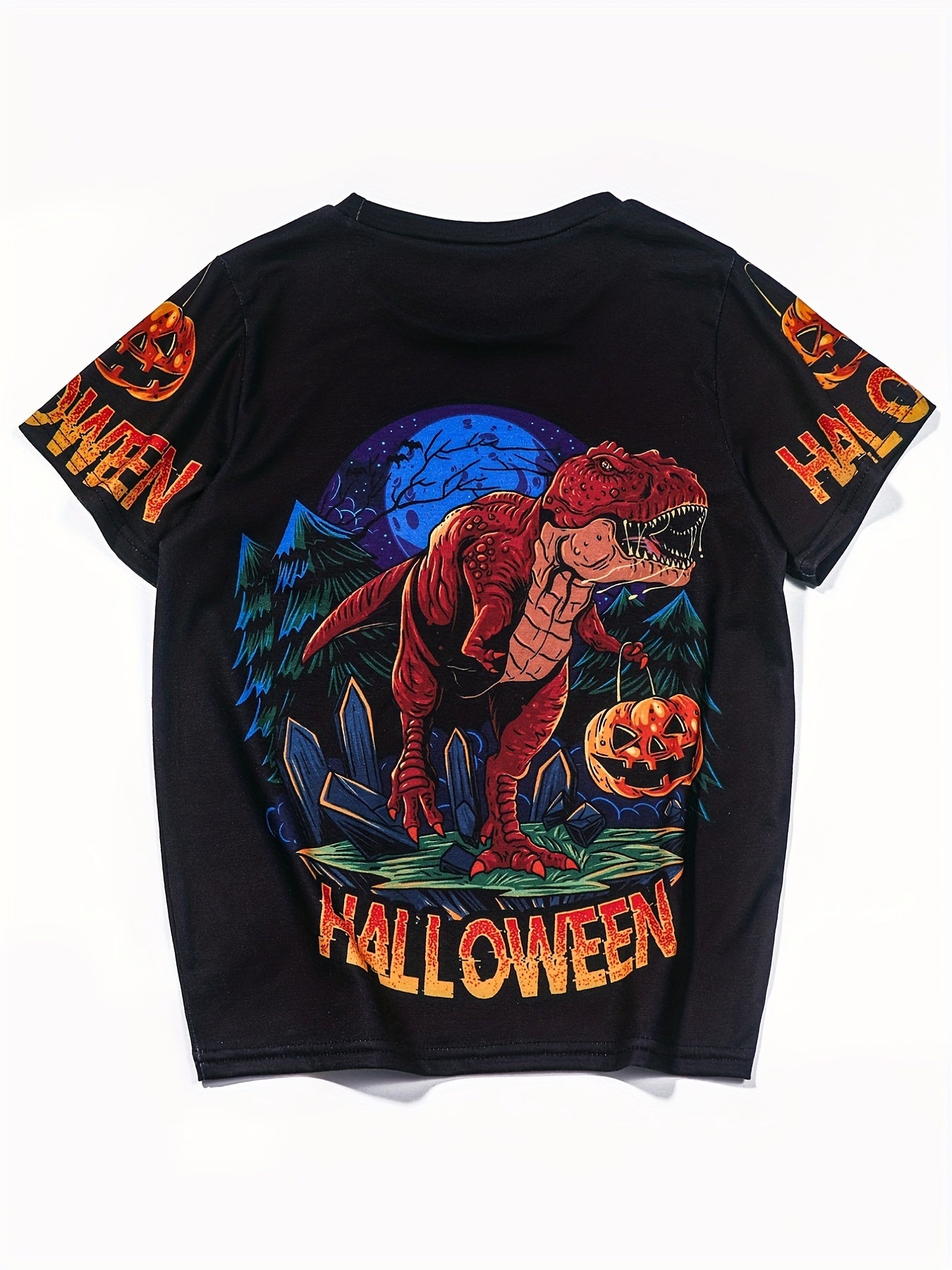 Boys Dino 3D Printed T Shirt Sports Halloween Costume Sweatshirt Top