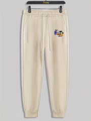 Halloween Pumpkin Print Men's Drawstring Sweatpants