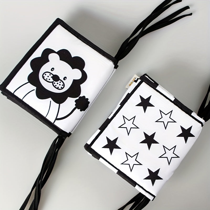 High Contrast Sensory Cloth Book for Babies
