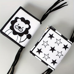 High Contrast Sensory Cloth Book for Babies