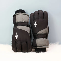Warm Ski Gloves for Couples Touch Screen Outdoor Weather Gloves