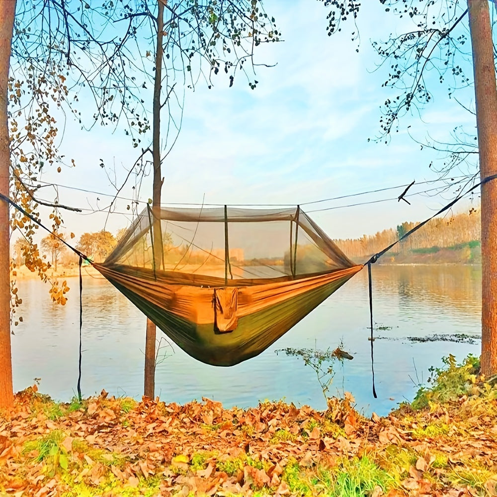 Portable Double Mesh Hammock Tent for 2 People Camping