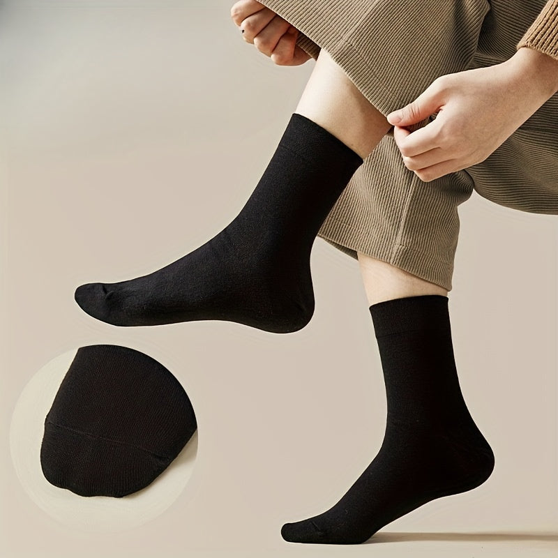 Classic Business Crew Socks for Men and Women - Pack of 10