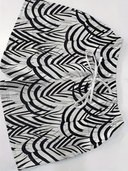 Summer All Over Print Pockets Casual Shorts