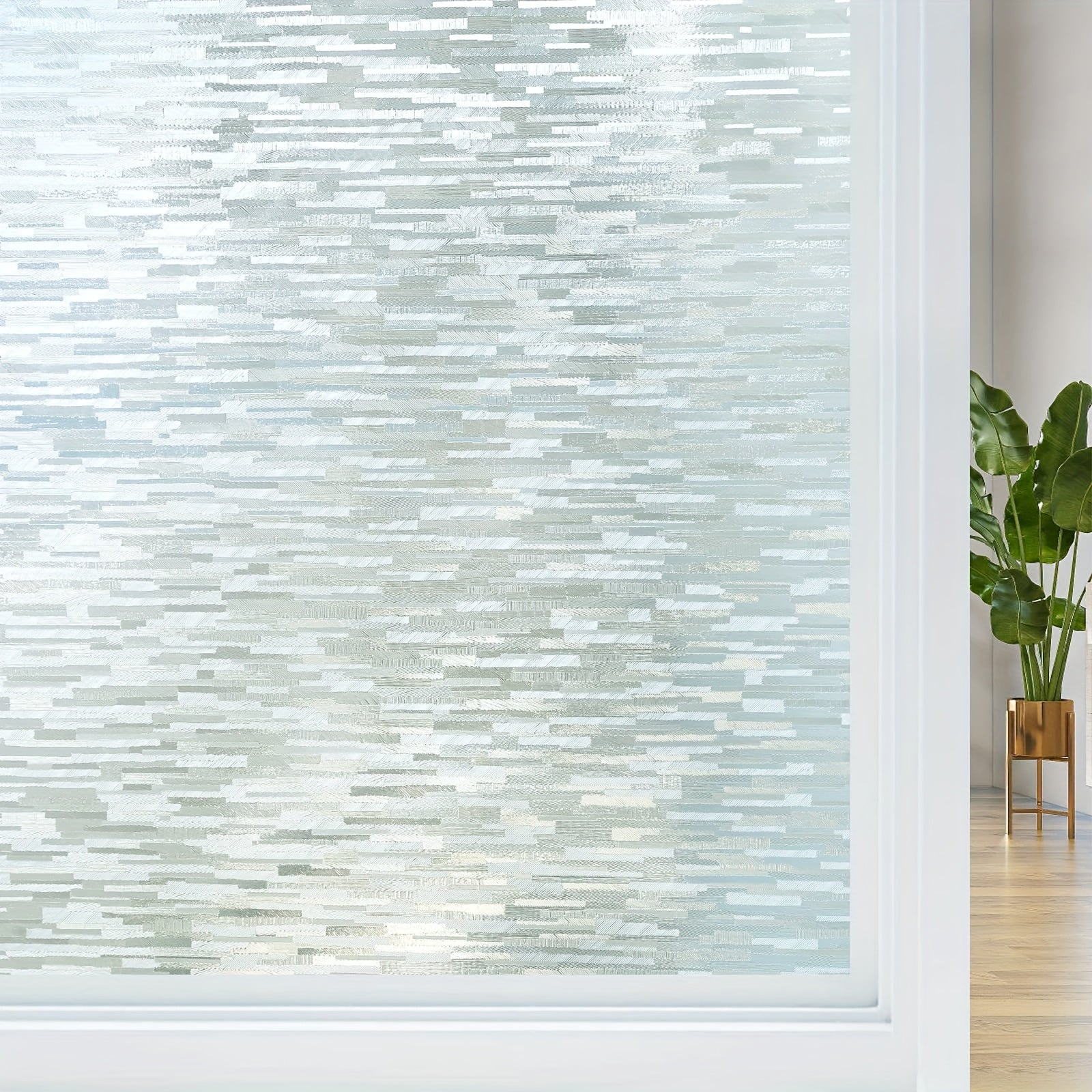 Frosted Glass Window Film Privacy Static Cling UV Blocking