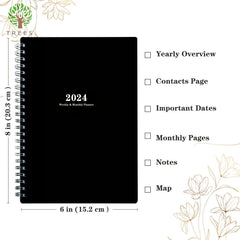 1pc Planner Weekly And Monthly Notebook Spiral Plan Academic Appointment Book