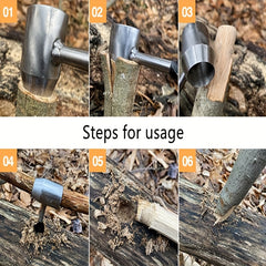 Portable Hand Auger Wrench for Camping and Outdoor Activities