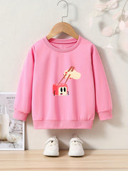 Funny Painting Graphic Sweatshirt Kids Clothes Christmas Gift