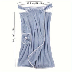 Quick Drying Wearable Bath Towel Thickened Water Absorption Bath Supplies
